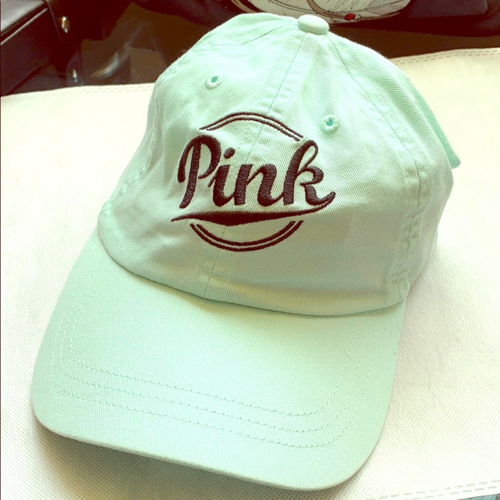 Pink Victoria’s Secret baseball cap